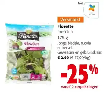 Colruyt Florette mesclun 175g aanbieding