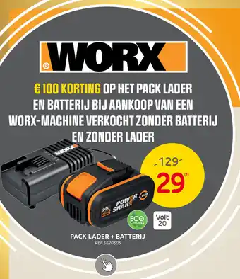 Brico PACK LADER + BATTERIJ aanbieding