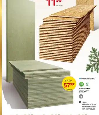 Brico MDF-PANEEL aanbieding