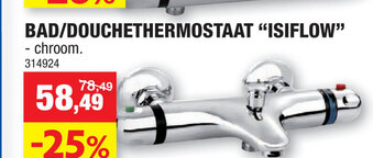 Hubo Bad/Douchethermostaat Isiflow aanbieding