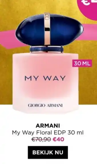 ICI PARIS XL ARMANI My Way Floral EDP 30 ml aanbieding