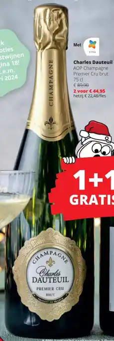 Charles Dauteuil AOP Champagne Premier Cru brut75 cl 5