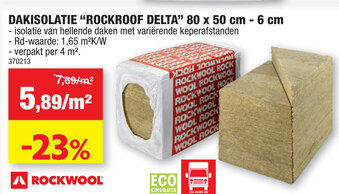 Hubo Dakisolatie Rockroof Delta aanbieding