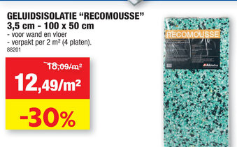 Hubo Geluidsisolatie recomousse aanbieding