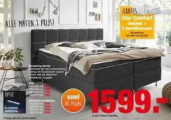 Boxspring jersey