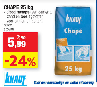 Hubo Chape aanbieding