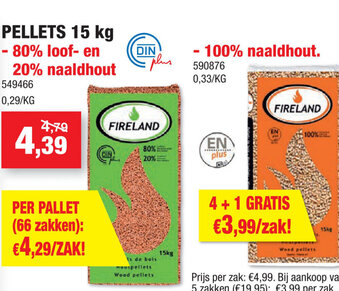 Hubo Pellets aanbieding