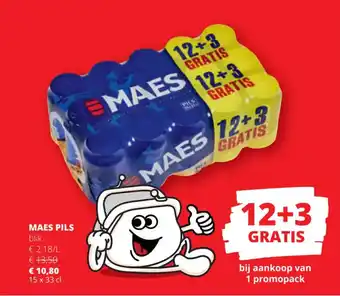 MAES PILS blik 15 x 33 cl