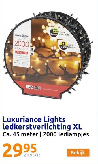 Action Luxuriance Lights ledkerstverlichting XL aanbieding