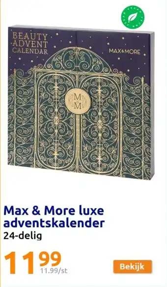 Action Max & More luxe adventskalender aanbieding