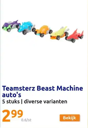 Action Teamsterz Beast Machine auto's aanbieding