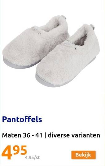 Action Pantoffels aanbieding
