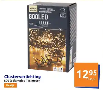 Clusterverlichting 800 ledlampjes | 15 meter