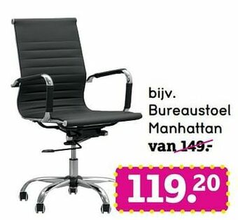 Leen Bakker Bureaustoel manhattan aanbieding