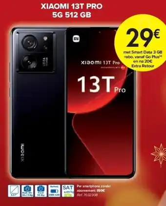 Carrefour Xiaomi 13t pro 5g 512 gb aanbieding
