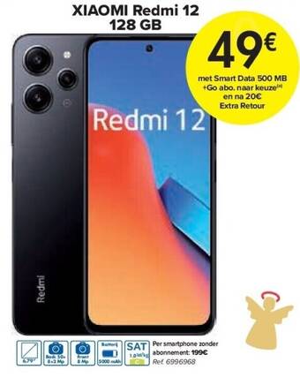 Carrefour Xiaomi redmi 12 128 gb aanbieding