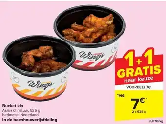 Carrefour Bucket kip aanbieding