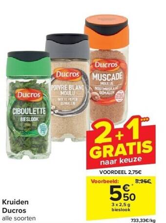 Carrefour Kruiden ducros aanbieding