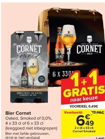 Carrefour Bier cornet aanbieding