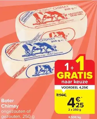 Carrefour Boter chimay aanbieding