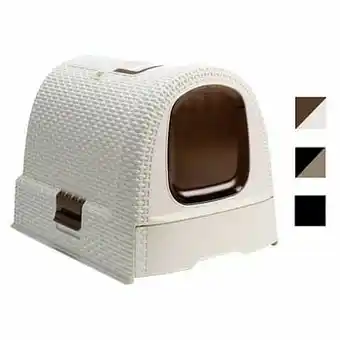 Zooplus Curver Misty Blauw Eco-Friendly Kattenbak aanbieding