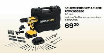 Supra Bazar Powerplus schroefboormachine powx00820 aanbieding