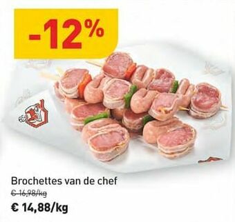 Brochettes van de chef