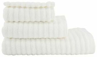 HEMA HEMA Handdoek Zware Kwaliteit Structuur Wit (wit) aanbieding