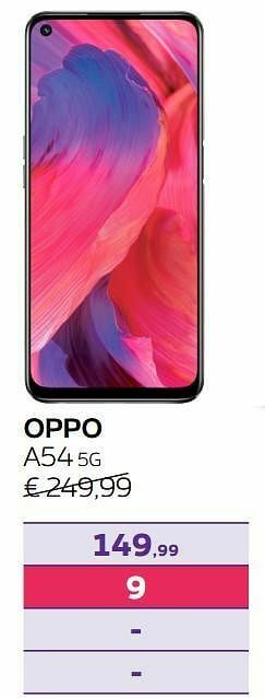 Proximus Oppo a54 5g aanbieding