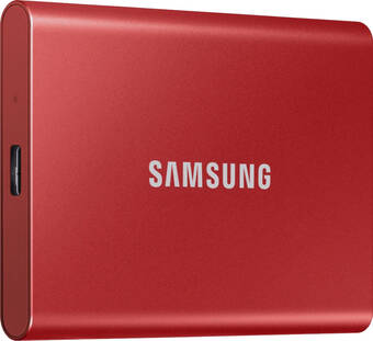 CoolBlue Samsung t7 ssd 1tb rood aanbieding