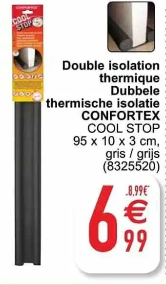 Confortex Double isolation thermique Dubbele thermische isolatie
