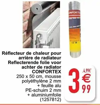 Cora Confortex Reflecteur de chaleur pour arriere de radiateur Reflecterende folie voor achter de radiator aanbieding