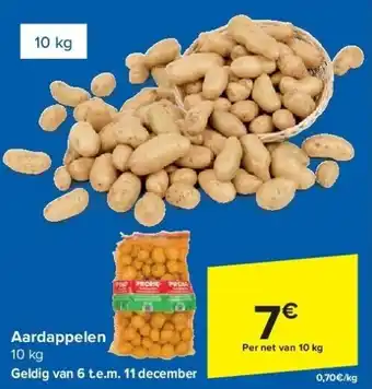 Carrefour Aardappelen 10 kg aanbieding