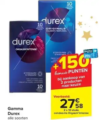 Carrefour Gamma durex aanbieding
