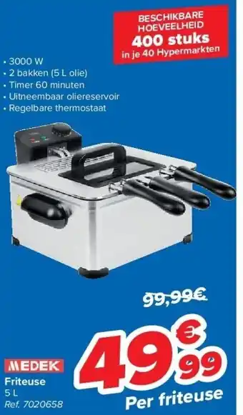 Carrefour Friteuse 5 l aanbieding