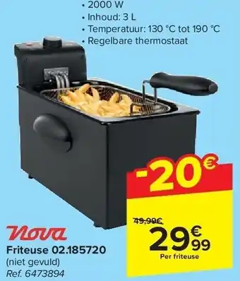 Carrefour Friteuse 02.185720 aanbieding