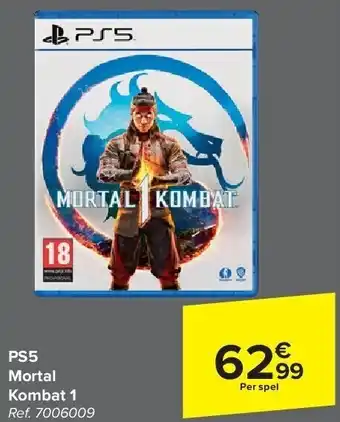Carrefour Ps5 mortal kombat 1 aanbieding