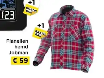 Molecule Flanellen hemd jobman aanbieding