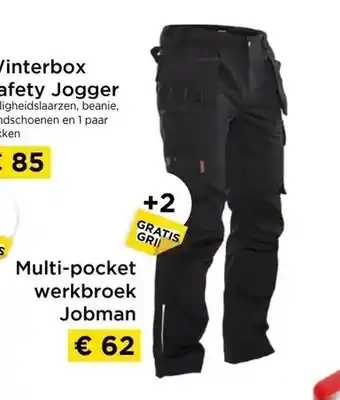 Multi-pocket werkbroek jobman