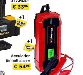 Molecule Acculader einhell ce-bc 6 m aanbieding