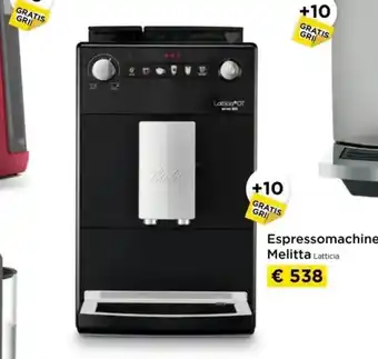 Espressomachine melitta latticia