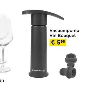 Vacuumpomp vin bouquet