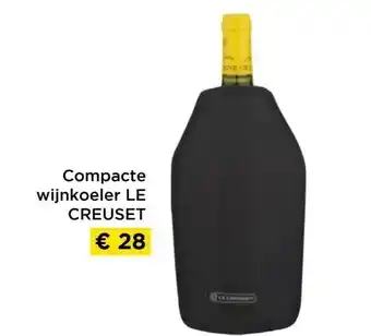 Compacte wijnkoeler le creuset