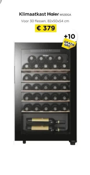 Molecule Klimaatkast haier ws30ga aanbieding