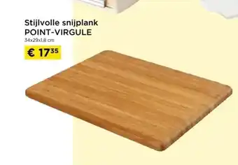 Stijlvolle snijplank point-virgule