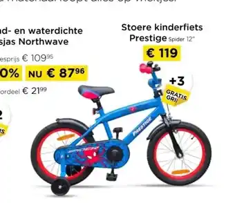 Stoere kinderfiets prestige spider 12