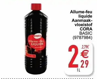 Cora Cora Allume-feu liquide Aanmaak-vloeistof aanbieding