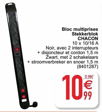 Cora Chacon Bloc multiprises Stekkerblok aanbieding