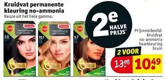 Kruidvat permanente kleuring no-ammonia
