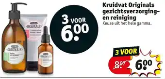 Kruidvat Kruidvat Originals gezichtsverzorgingen reiniging aanbieding